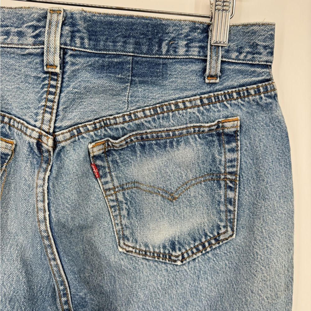 Vintage Levi’s 501 Jeans Altered and Distressed Late 80’s Early 90's - Picture 6 of 16